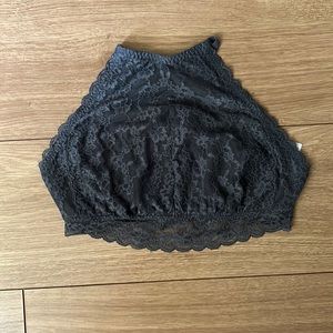Gray Lace Bralette